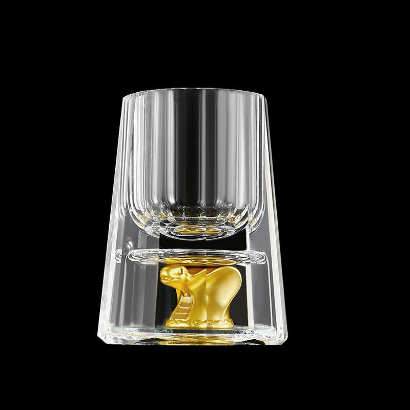 Zodiac Crystal Glass Spirit Glass Wine Dispenser 12 Small Wine Glasses Household Party One Cup Simple