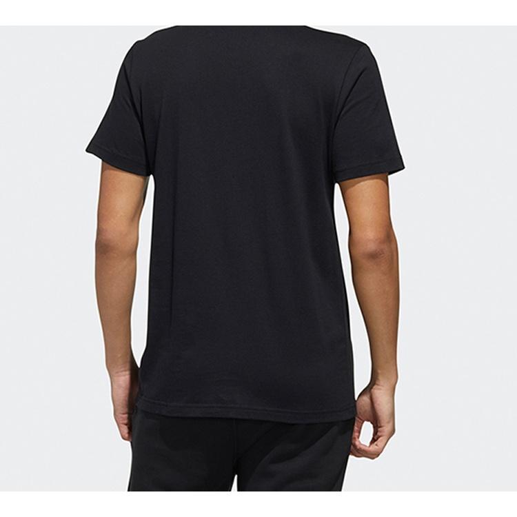 adidas M Foil Box T Printing Short Sleeve Black Men's FM6254