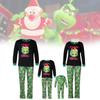 Gemütliches Weiches Polyester Familien-Partner-Pyjama-Set mit dem Grinch für alle Altersgruppen
