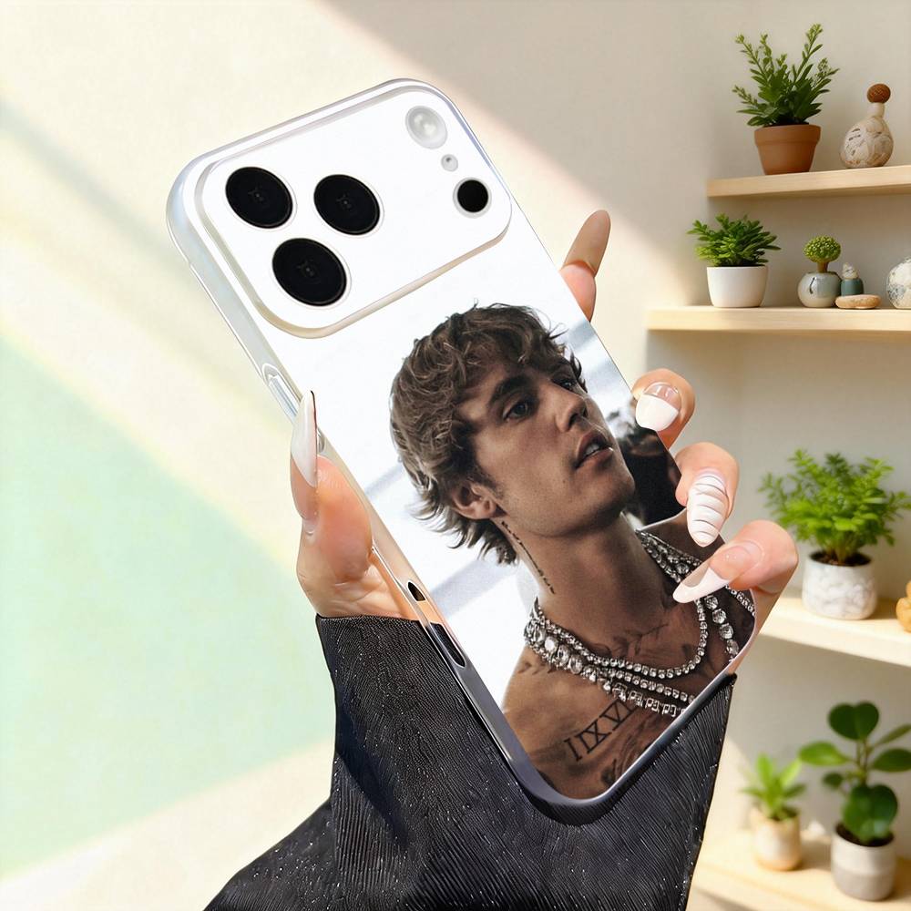 

U-США Джастин Бибер Крутой Для iPhone 11,12,13,14,15,16,17,Pro,Max,Plus,Mini,SE4,E Чехол для телефона Магнитный Для Magsafe Беспроводной iPhone14