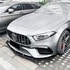 For 2019-2023 Mercedes Benz A Class W177 A45 A45S AMG Car Front Bumper Lip Lower Blade Auto Spoiler Splitter Body Kits Tuning