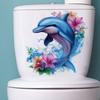 Creative Dolphin Self-Adhesive Wall Sticker for Living Room, Bedroom, Entrance, Hall, Corridor, or Bathroom.