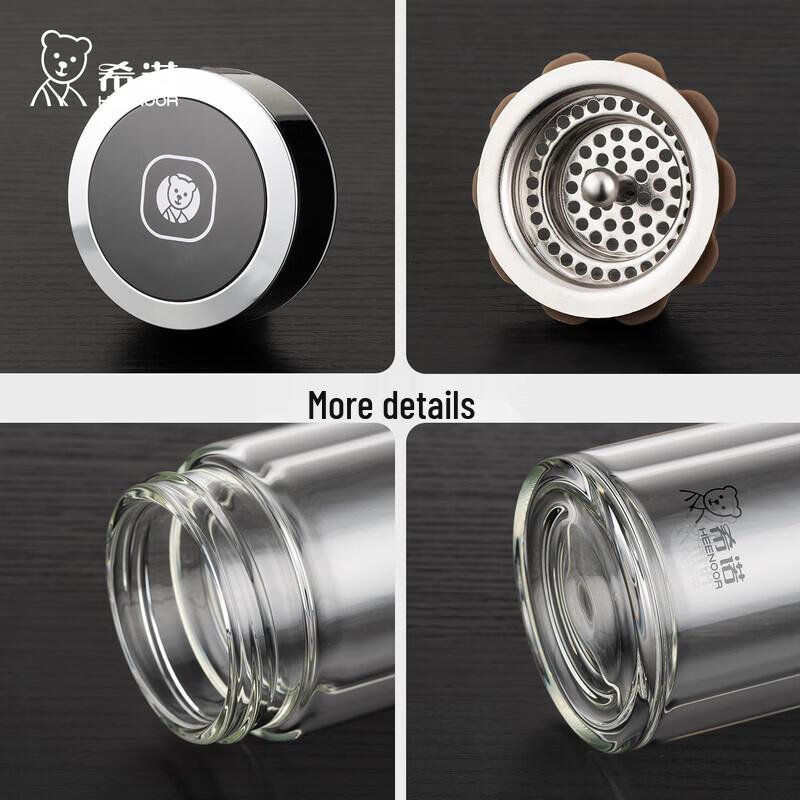 Xinuo Single Layer Borosilicate Glass Water Cup