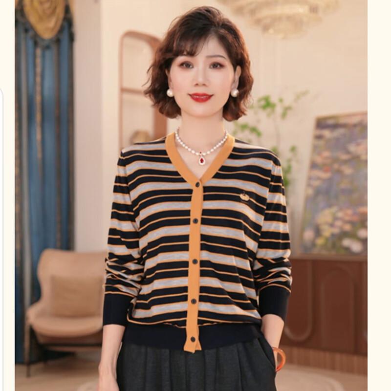 

Jianhu Women s V-Neck Knitted Cardigan 3XL