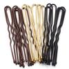 50pcs 5cm Hair Pins Metal U Shape Hairpins For Women Girls Headpiece Wedding Bride Head Jewelry Decor Headwear Hair Accessories