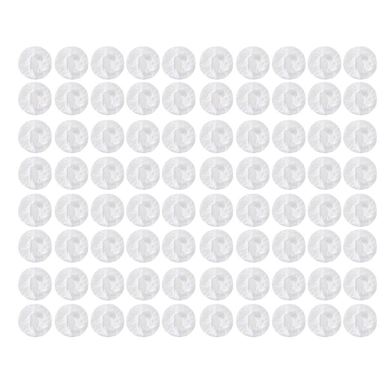 80Pcs Disposable Luggage Wheel Protectors Antislip Wear Resistant Elastic Nonwoven Fabric Covers for Suitcase Wheels