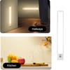 1PC 10/20/30/45cm Cabinet Lights Rechargeable Motion Sensor Indoor USB Charging Closet Light Battery Operated with 3 Color Lamp