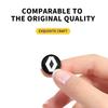 Innenaufkleber 14mm Auto Fernbedienung Schlüssel Abzeichen Aufkleber Für Renault Clio Koleos Megane Espace 3 QM6 Kadjar Captur Scenic Fl