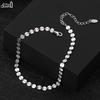 Effie Queen 100% 925 Sterling Silber 14 Karat Gold Runde Gliederkette Fußkettchen Einfacher Schmuck für Damen Sommer Strand Geburtstage Geschenk SA25