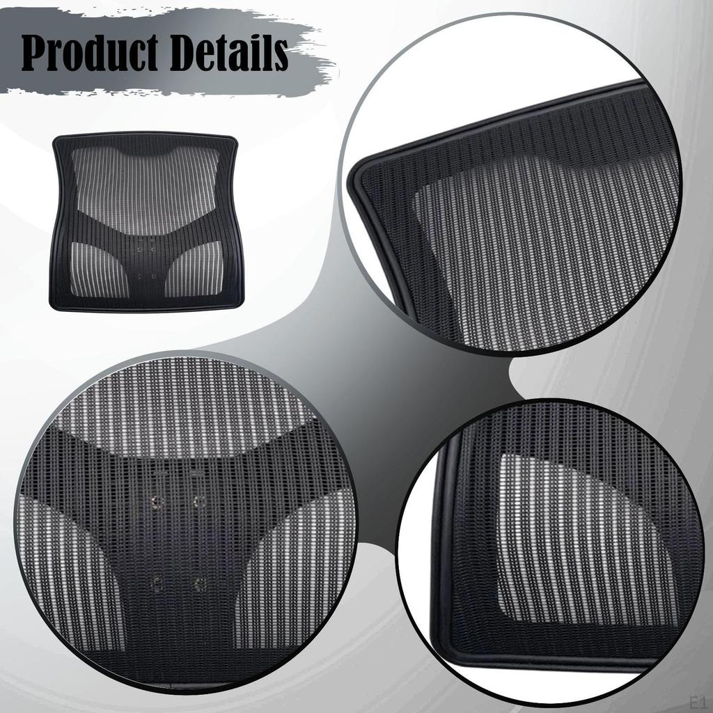 Exercise Bike Backrest Breathable Mesh Stationary Back Support Office Chair for Indoor