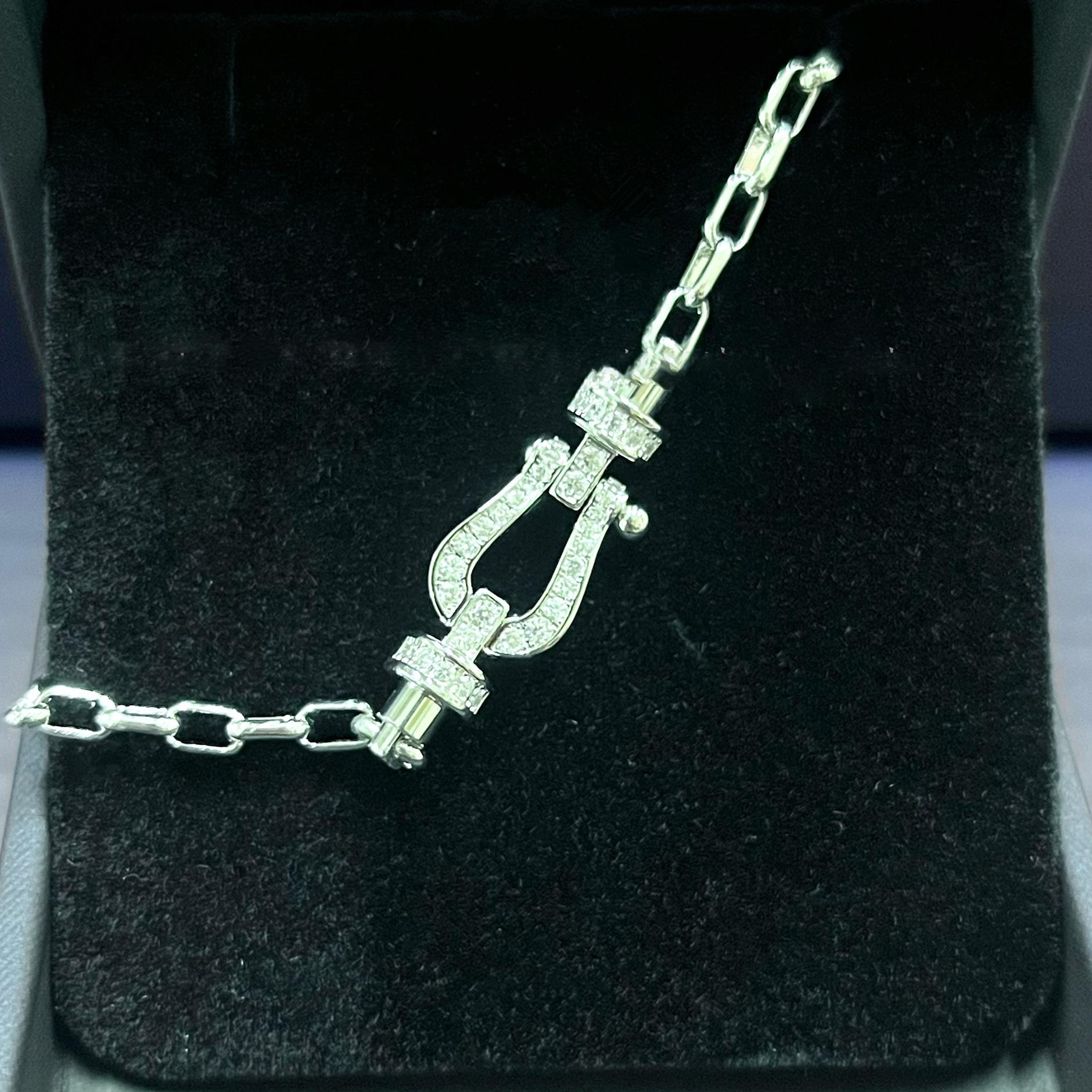 

Супер яркий браслет с подковой, легкая роскошь, высокое качество, модный, уникальный дизайн, индивидуальные нишевые украшения