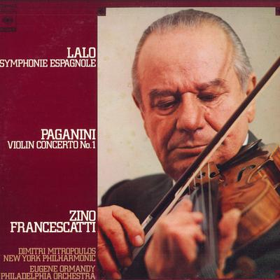 LP Record ZINO FRANCESCATTI DIMITRI MITROPOU  Lalo Symphonie Espagnole  Paganin SOCL1050 CBS SONY 1974 Japan Classical Used