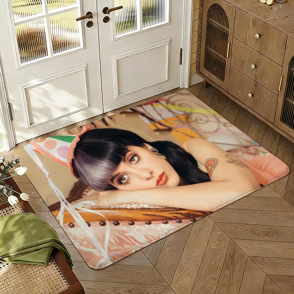 Singer M-Melanie Martinez The Vatican Floor Mat Soft Thickened Absorbent Non-Slip Bedroom Living Room Door Mat Home Flannel Rugs