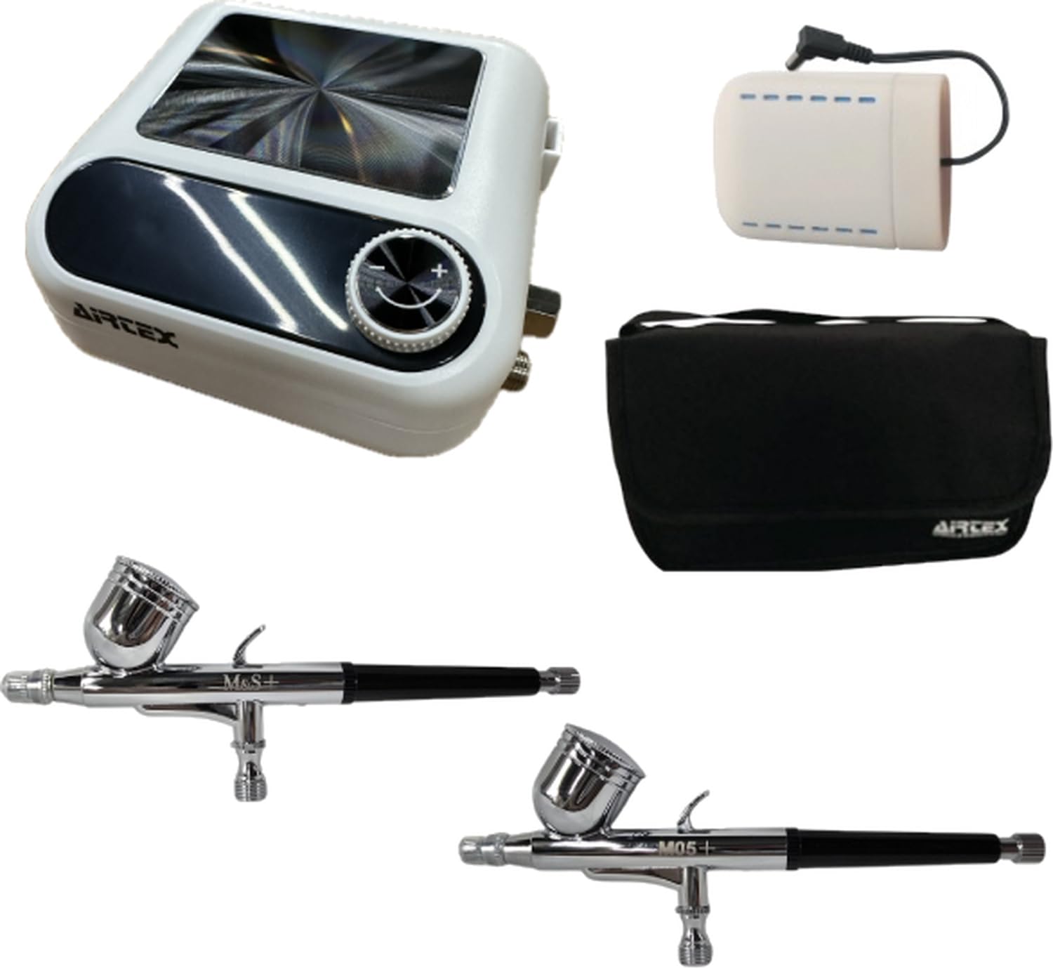 

Airtex Compressor Airbrush Spica Set 0305 Model Painting Tool & 2-Piece APC032-S белый