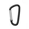 Bunte Karabiner-Schlüsselanhänger Aluminium D-Ring Schnalle Federkarabiner Schnapphaken Clip D-Ring Schlüsselanhänger Kletterzubehör