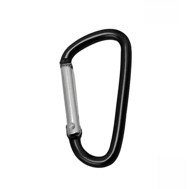 Bunte Karabiner-Schlüsselanhänger Aluminium D-Ring Schnalle Federkarabiner Schnapphaken Clip D-Ring Schlüsselanhänger Kletterzubehör