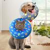 Comfortable Recovery Collar Inflatable After Surgery for Dogs Cats Wound Healing Easy to Eat and Drink Soft Lint
