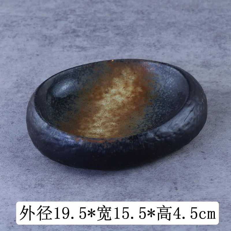 

Thickened Ceramic Tableware Dining Plate Stone Snack Bowls Sashimi Plate Sushi Plates Fruit Bowl Salad Plates Dessert Bowl Dish