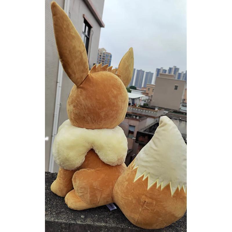 Eevee Cartoon Huge Plushy Item Animation Statues Snuggly Padded Bolster Toy 50Cm Lofty Excellence Bday Treat For Kids