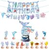 Mermaid-themed Children's Birthday Party Decoration Items Banner Decoration