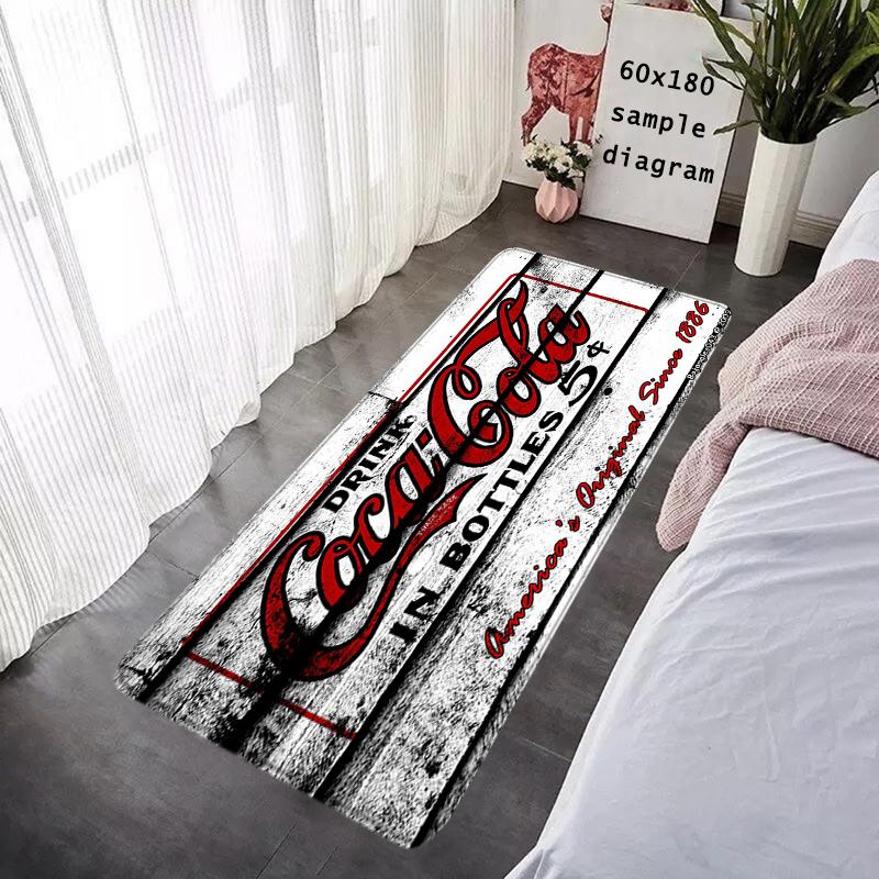 Floor Mat Non-slip Foot Rug for Entryway Cocas Hallway Carpet Colas Kitchen Water Adsorbed Rugs Fluffy Bedside Mats Home Decor