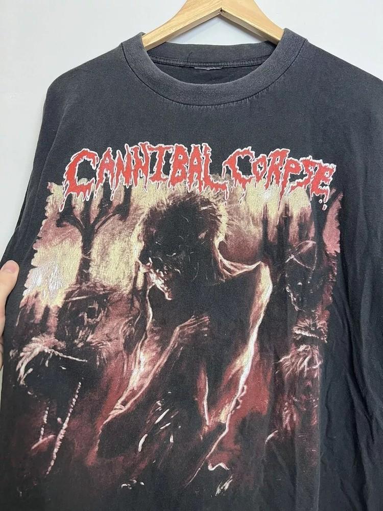 

90’s Cannibal Corpse Metal Tee Tomb Mutilated Black Unisex T shirt Reprint Unisex T-Shirt XXXL