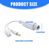 Networking Cable Power Splitter 24V To 12V POE Splitter for Monitoring Device Heat Resistant Plastic Case Safety Protect
