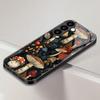 Pilzwald gehärtetes Glas Handyhülle geeignet für Samsung Galaxy S26 S25 S24 S23 S22 S20 FE/Ultra/Plus Anti-Drop-Rückabdeckung