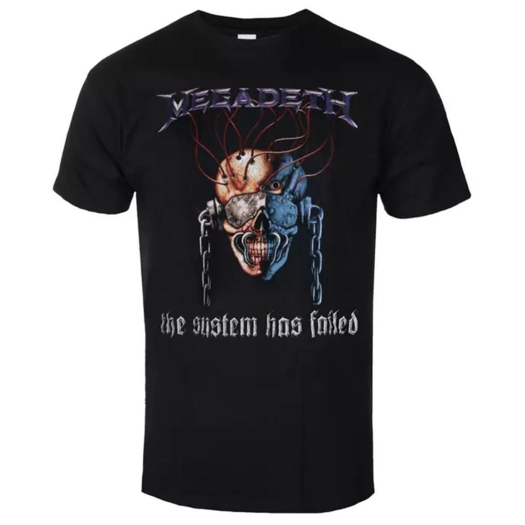 2026 Fit Unisex Megadeth Peace Sells T Shirt Thrash Vintage Metal Rock Album Cover Graphic Tees Short Sleeve Cotton TShirt