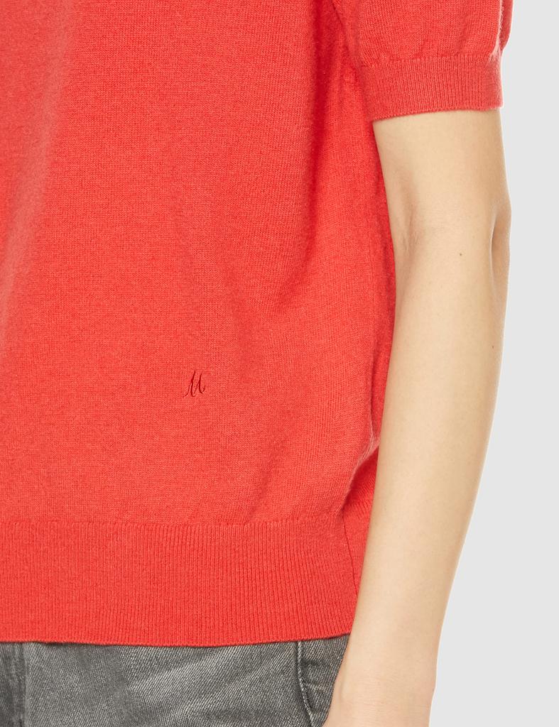 Mira Owen Basic Short Sleeve Knit Pullover 09WNT231139 RED 1 Women's