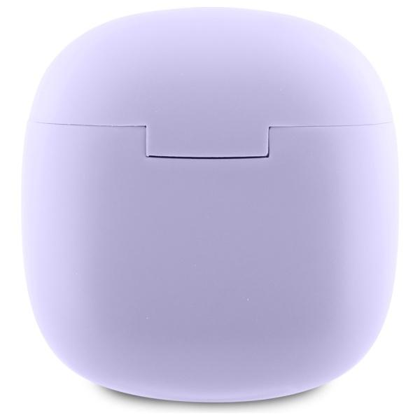 Guess Bluetooth Headphones Gutwsj14Esgu   Tws + Docking Station Purple/Purple Printed Classic Logo