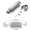 Compatible Exhaust Pipe for Yamaha R3/R6/R15, Kawasaki Ninja 250/400, Duke 200, RC 390