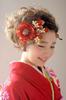 [SOUBIEN] Hair Ornament Set for Coming-of-Age Ceremony, Graduation Ceremony, Flower and Japanese Pattern, Braided Cord, for Furisode, Hakama, Kimono,