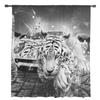 Tiger Car Street Black And White Tulle Window Curtains Living Room Organza Sheer Voile Curtain Bedroom Kitchen Home Decor Drape