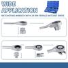 15Pieces Adjustable Serpentine Belt Tensioner Tool Kit Pulley Removal Wrench Tool for Automotive Repair and Maintenance