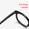 Vintage 0~-6.0 Black Round Myopia Glasses for Men Women Optical Frame Plastic AC Lens Computer Diopter Glasses