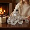 Einzigartige Hausbar-Flasche, Traktorförmiger Whiskey-Glas-Dekanter, 300ML Weinflasche mit Deckel, Klar und Spirituosen für Spirituosen, Neuartige Barware Geschenk