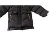 Boys' Winter 2024 Mid-Length Cotton Coat: Korean Style, Thickened, Fleece-Lined, Big Fur Collar, for Small and Medium Children.