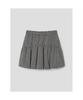 8seconds Check Ribbon Balloon Mini Skirt Black