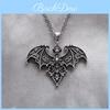 Gothic Vampire Bat Pendant Earrings For Halloween Party Decor Jewelry Gift For Women