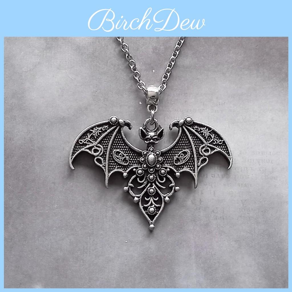 Gothic Vampire Bat Pendant Earrings For Halloween Party Decor Jewelry Gift For Women