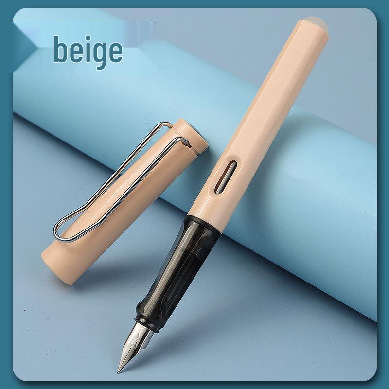 Blue Erasable Fountain Pen for Students with Refillable Heat-Erase Ink and Eraser, Ideal for Writing Practice