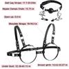 Sex Bondage Breast Restraints with Ball Gag Nipple Clamps Bondage Harness Sex Toys for Adult Women Sexy Chest SM Games