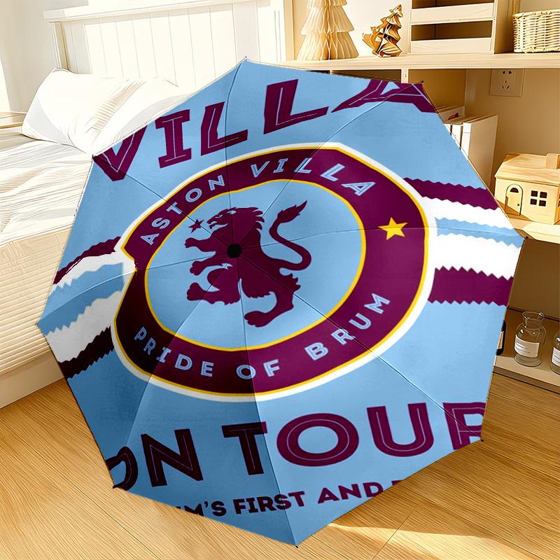Football Club Emblem lion Umbrella 8-Frame for Travel, camping, Casual Lightweight Portable Umbrella, Essential for every family Holidays Gift