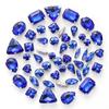 50 Mixed Silver Claw Drill Crystal Sewing Drill with Holes DIY Handmade Wedding Apparel Materials Jewelry Accessories Rhinestone Sew On Beads