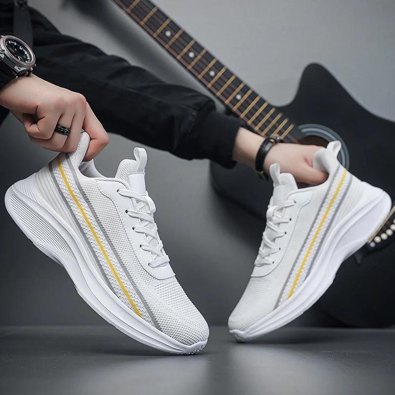 Весенние новые сетчатые мужские кроссовки для бега — фото 6