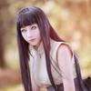 Anime Cosplay peruki długie 80cm niebieska peruka Hinata Hyuga peruka Party Cos peruka kobiety peruka Cosplay długie włosy