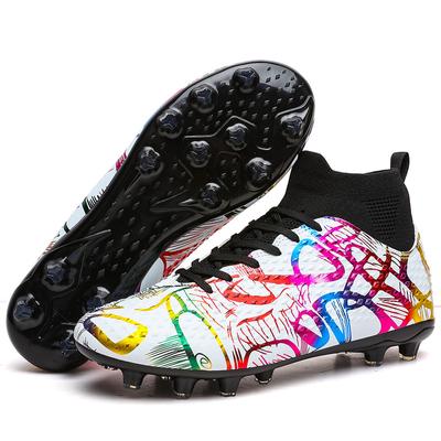 Comfortable Breathable Hot Sale Fashion Football Shoes Trainers Men Women Long Spikes Futsal Cleats Men Lightweight Soccer Sneak