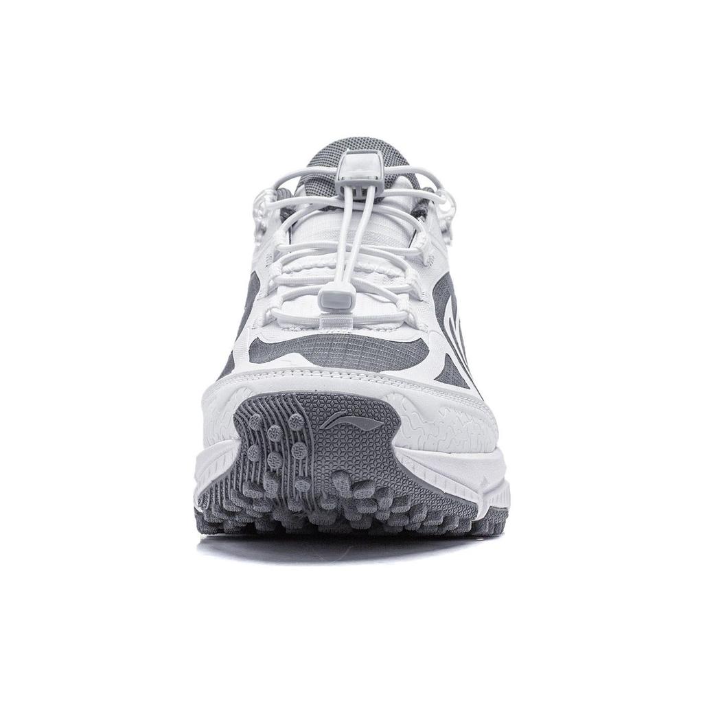 Li Ning Yijie Lite V2 Non-Slip Low-Top Running Shoes Women Sneaker White Gray ARNT010-3
