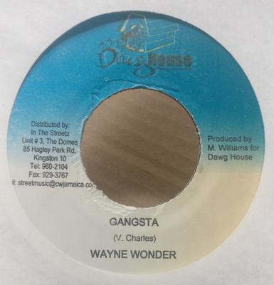 7-Zoll Schallplatte WAYNE WONDER / JAGWA - Gangsta / The Real Stopper KEINE Dawg House Jamaika Reggae, Ska & Dub Gebraucht